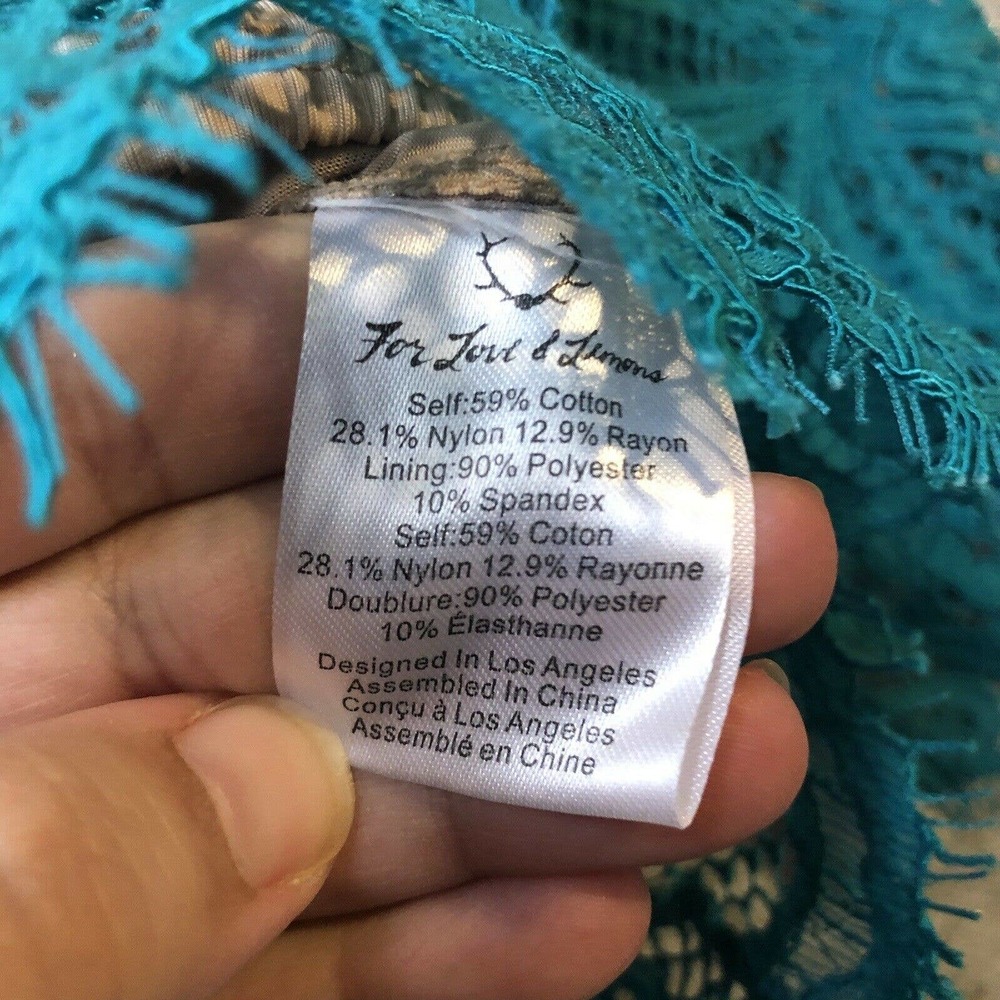 For Love & Lemons Nasty Gal Lace Crop (Top Only) - Picture 5 of 6